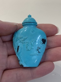A collection of ten Chinese snuff bottles, 19/20th C.