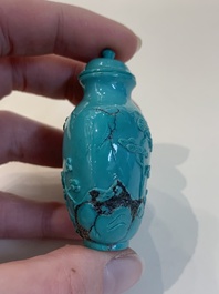 A collection of ten Chinese snuff bottles, 19/20th C.