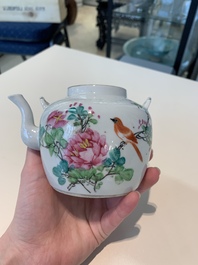13 Chinese blue, white, famille rose, verte and qianjiang cai wares, 19/20th C.