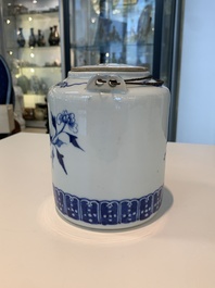 13 Chinese blue, white, famille rose, verte and qianjiang cai wares, 19/20th C.