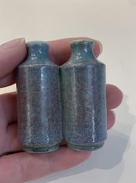 A collection of ten Chinese snuff bottles, various marks, 19/20th C.