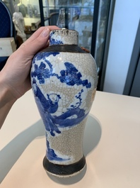 13 Chinese blue, white, famille rose, verte and qianjiang cai wares, 19/20th C.