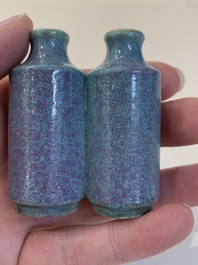 A collection of ten Chinese snuff bottles, various marks, 19/20th C.