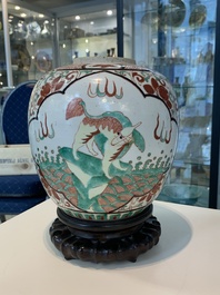 13 Chinese blue, white, famille rose, verte and qianjiang cai wares, 19/20th C.