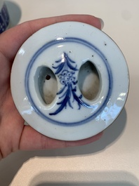 13 Chinese blue, white, famille rose, verte and qianjiang cai wares, 19/20th C.