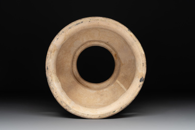 An Annamese or Vietnamese openworked blue and white 'lotus' vessel, 15/16th C.