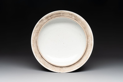 A Chinese famille rose turquoise-ground 'kamcheng' bowl and cover for the Straits or Peranakan market, 19th C.