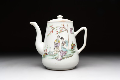 A group of 17 Chinese famille rose wares, Guangxu, Jiangxi Chupin 江西出品, Xu Fumao 徐福茂 marks, 19/20th C.