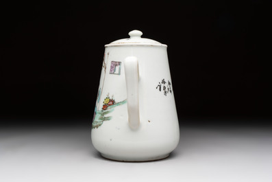 A group of 17 Chinese famille rose wares, Guangxu, Jiangxi Chupin 江西出品, Xu Fumao 徐福茂 marks, 19/20th C.