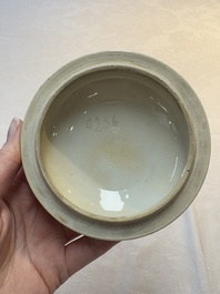 A Chinese famille rose armorial sugar pot with the arms of Van Beeftingh for the Dutch market, Qianlong