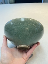 A Chinese green-glazed 'jun' bowl, Song
