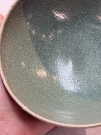 A Chinese green-glazed 'jun' bowl, Song