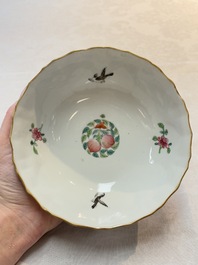 A Chinese famille rose 'peaches' bowl, Tongzhi mark and of the period