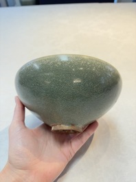 A Chinese green-glazed 'jun' bowl, Song