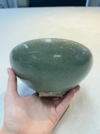 A Chinese green-glazed 'jun' bowl, Song