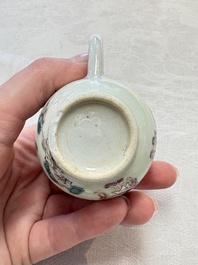 A pair of Chinese famille rose 'Luohan' cups, Qianlong