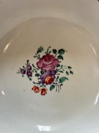 A Chinese famille rose armorial bowl with the arms of Byde with Hope in pretense, Qianlong, ca. 1775