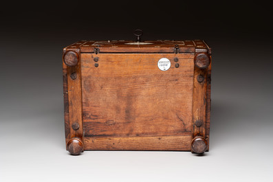 An Indo-Portuguese rosewood table cabinet, Gujarat or Sindh, 17th C.
