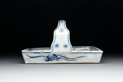 A Chinese blue and white ko-sometsuke basket, possibly Tianqi