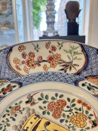 A large Chinese famille verte armorial 'Provinces' dish with the arms of Namur, Kangxi, ca. 1720
