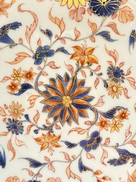A large Chinese Imari-style armorial dish with the arms of Turner impaling Page for the English market, Kangxi, ca. 1718