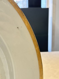 A large Chinese Imari-style armorial dish with the arms of Turner impaling Page for the English market, Kangxi, ca. 1718