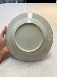 A pair of Chinese famille rose armorial soup plates with the arms of William Ellis for the English market, Qianlong, ca. 1755