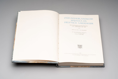 Henry Havard, 'Histoire de la Fa&iuml;ence de Delft', 1878, and Dr. C.H. De Jonge, 'Oud-Nederlandsche Majolica en Delftsch aardewerk', 1947