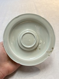 A Chinese qingbai cup stand, Song
