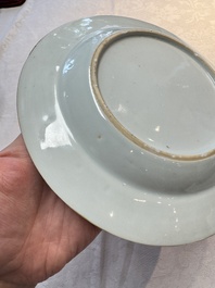 A pair of Chinese Imari-style armorial plates with the arms of Walker for the English market, Kangxi, ca. 1712
