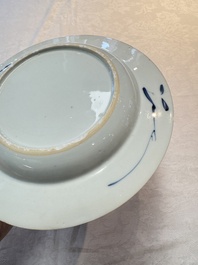 A rare Chinese Imari-style armorial soup plate with the arms of Gough impaling Hynde for the English market, Kangxi, ca. 1720