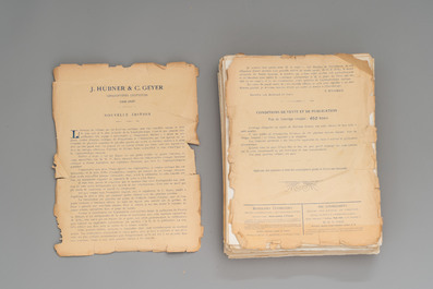 J. H&uuml;bner &amp; C. Geyer: 'L&eacute;pidopt&egrave;res Exotiques (1806-1837) - Nouvelle &Eacute;dition', early 20th C.