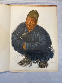 Alexandre Iacovleff (1887-1938): 'La croisi&egrave;re jaune', incl. 44 illustrations, lithography on paper, dated 1931-1932