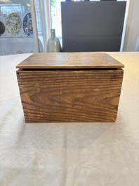 A Chinese blue and white ko-sometsuke basket, possibly Tianqi