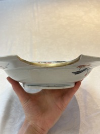 A Japanese Imari 'flower basket' shaving bowl, Edo, 17th C.