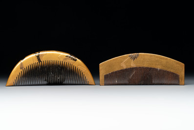 A varied collection of 14 Japanese lacquer and bronze wares, Zōhiko 平安象彦 mark, 19/20th C.