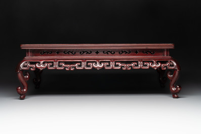 Three Chinese wooden stands, 19/20th C.