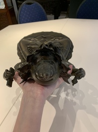 A large Nepalese bronze sculpture of Usnisavijaya, 20th C.