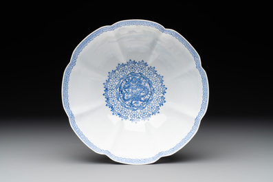 A varied collection of eight Chinese famille rose eggshell bowls, Jingdezhen mark, 20th C.