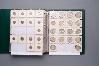 A large collection of 614 international coins, incl. coins from Germany, Norway, USA, UK, etc.