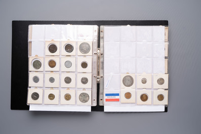 A large collection of 614 international coins, incl. coins from Germany, Norway, USA, UK, etc.