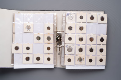 A large collection of 440 German coins, dating from 1819 to 1979