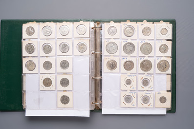 A large collection of 440 German coins, dating from 1819 to 1979