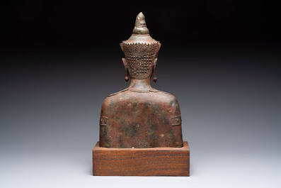 Three bronze sculptures of deities, South Asia/Southeast Asia, 19/20th C.
