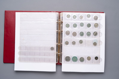 A large collection of 614 international coins, incl. coins from Germany, Norway, USA, UK, etc.
