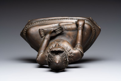 Three bronze sculptures of deities, South Asia/Southeast Asia, 19/20th C.
