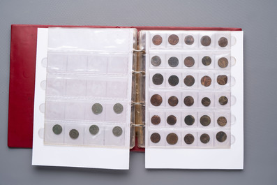 A large collection of 614 international coins, incl. coins from Germany, Norway, USA, UK, etc.