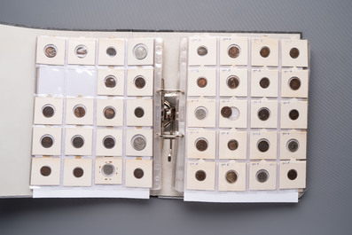 A large collection of 440 German coins, dating from 1819 to 1979