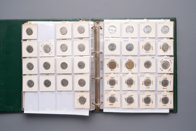 A large collection of 440 German coins, dating from 1819 to 1979