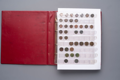 A large collection of 614 international coins, incl. coins from Germany, Norway, USA, UK, etc.